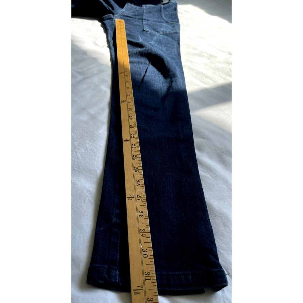 Ksubi Womens Denim Skinny Bib Overalls Size US 4 Blue Wash  Zip Ankle Retro - Picture 14 of 16